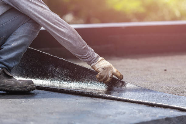 Professional Waterproofing technician working in Finksburg, MD